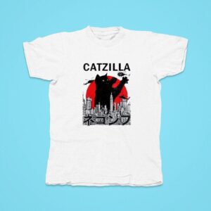 The Catzilla Monster Funny Gift For Christmas Family Tshirt