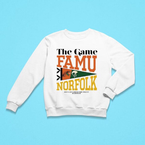 The Game Famu Florida Am Rattlers Vs Norfolk State Spartans Football Sweatshirt