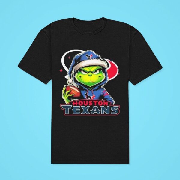 The Grinch Houston Texans Christmas Classic Tshirt