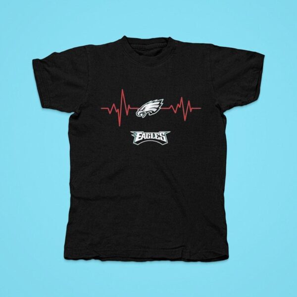 The Heartbeat Of Philadelphia Eagles Tshirt