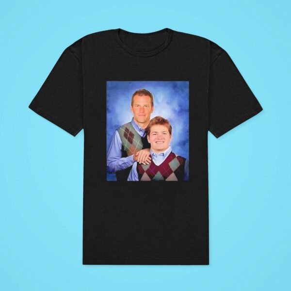 Tom Brady And Drake Maye Stepbrothers Classic Tshirt