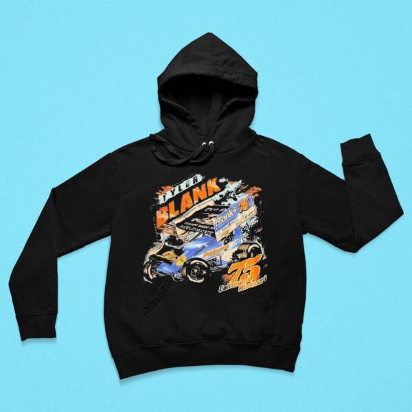 Tyler Blank Double X Speedway California Missouri Graphic Hoodie