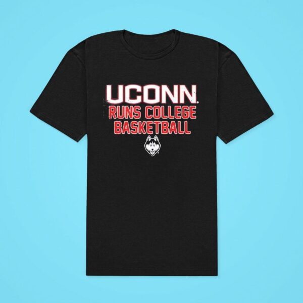 Uconn Huskies Run College Basketball Classic Tshirt