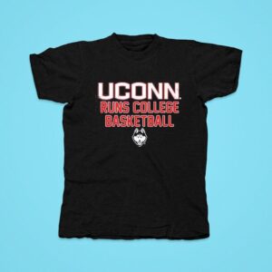 Uconn Huskies Run College Basketball Tshirt