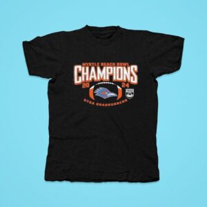 Utsa Roadrunners Football Myrtle Beach Bowl Game Champions Tshirt