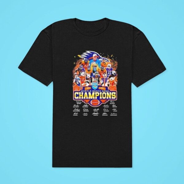 Utsa Roadrunners Team Myrtle Beach Bowl Champions Signature Classic Tshirt