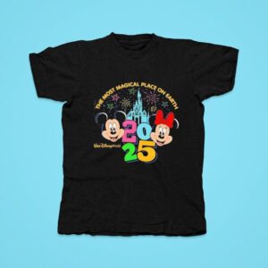 Walt Disney World Mickey And Minnie Mouse Bodysuit For Baby Tshirt