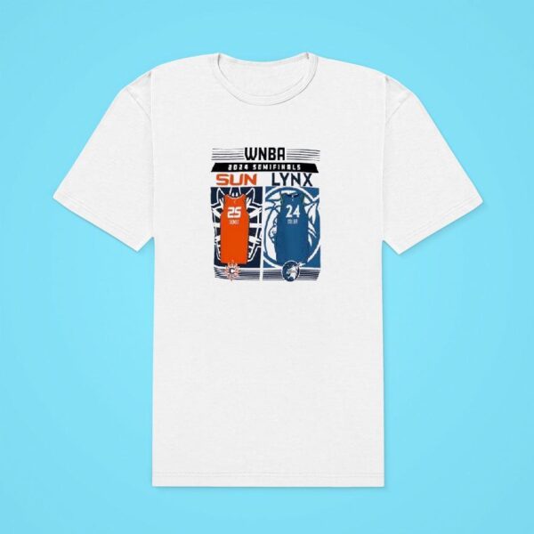 Wnba Semifinals Connecticut Sun And Minnesota Lynx Basketball Tshirt