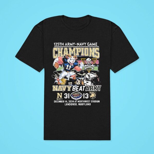 Th Army Navy Game Champions Navy Beat Army Classic Tshirt