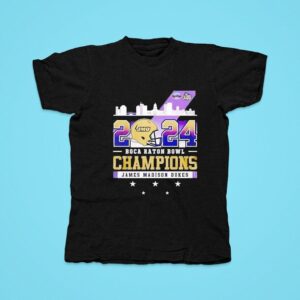 Boca Raton Bowl Champions James Madison Dukes Ncaa Division Tshirt