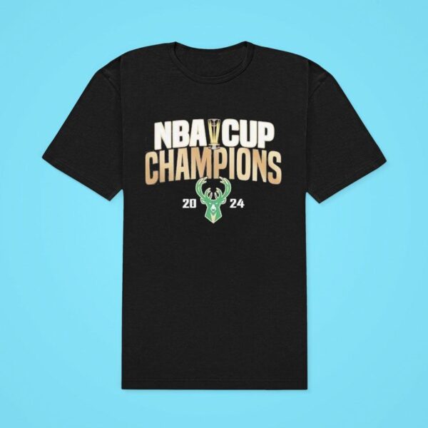 Nba Cup Champions Milwaukee Bucks Logo Classic Tshirt