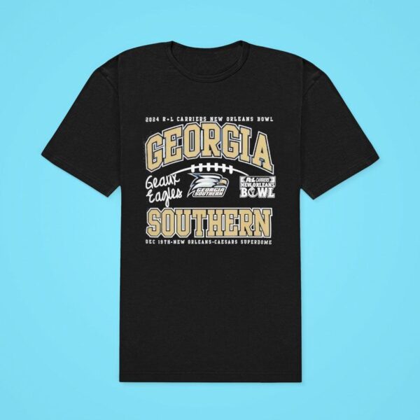 R L New Orleans Bowl Georgia Southern Eagles Dec Th New Orleans Classic Tshirt