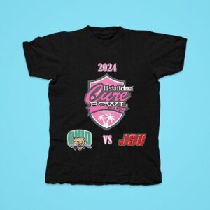 Staffdna Cure Bowl Ohio Bobcats Vs Jacksonville State Gamecocks Tshirt