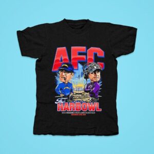 Afc The Harbowl Jim Los Angeles Chargers And John Baltimore Ravens Tshirt