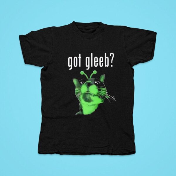 Alien Cat Brain Rot Tiktok Got Gleeb Tshirt