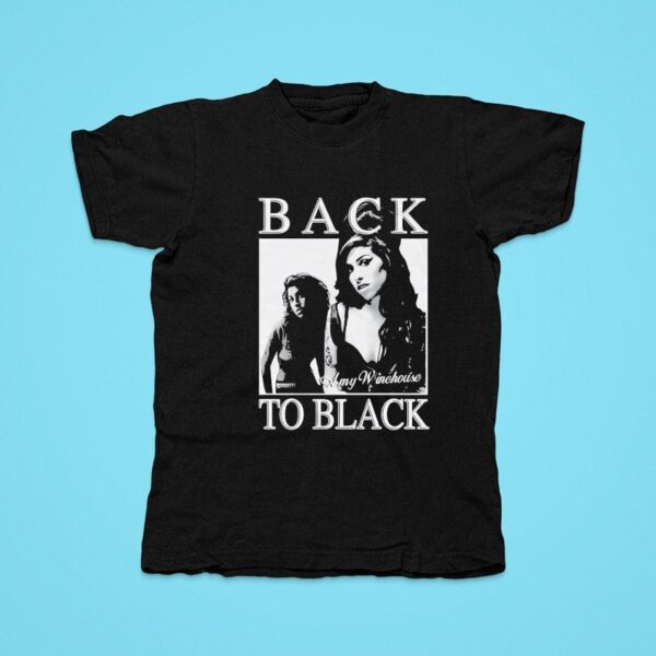 Amy Winehouse Back To Black Tshirt