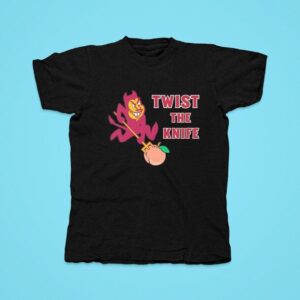 Arizona State Sun Devils Twist The Knife Peach Tshirt