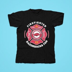 Arkansas Razorbacks Football Firefighter Fire Dept Always Ready Tshirt