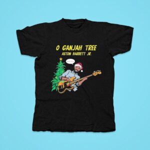 Aston Barrett Jr O Ganjah Tree Holiday Christmas Tshirt