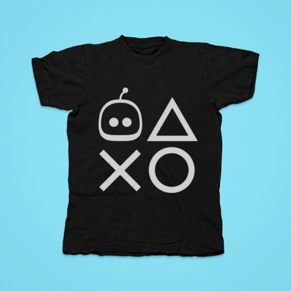 Astro Bot Astro Playstation Shapes Tshirt