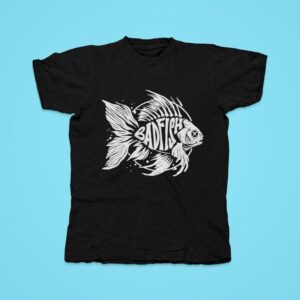 Badfish Skeleton Fish Tshirt