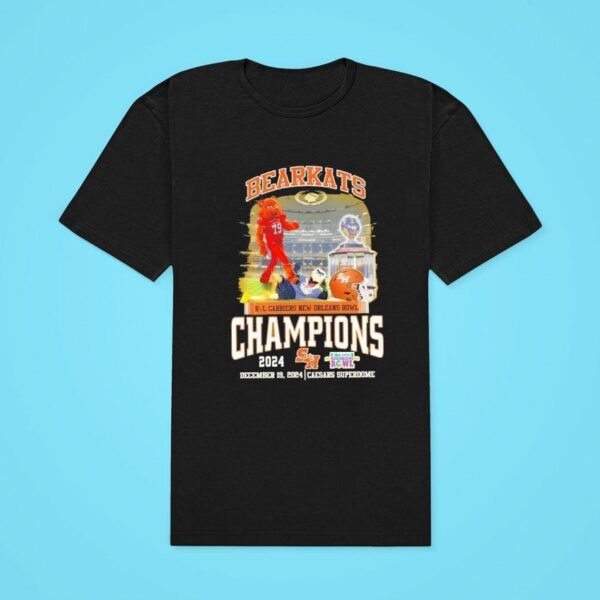 Bearkats Football R L Carriers New Orleans Bowl Champions December Classic Tshirt