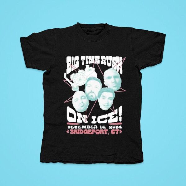 Big Time Rush On Ice Dec Th Bridgeport Tour Faces Tshirt