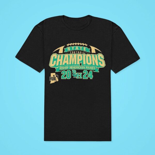 Bishop Hendricken Hawks State Football Championship Classic Tshirt