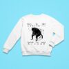 Born To Shit Forced To Wipe Cat Japanese Sweatshirt