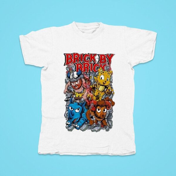 Brick By Brick Cartoon Tshirt