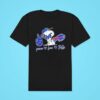 Buffalo Bills Peanuts Peace Love Bills Classic Tshirt