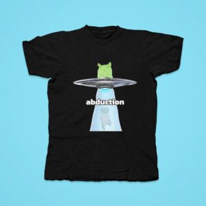 Cat Alien Abduction Cringey Tshirt