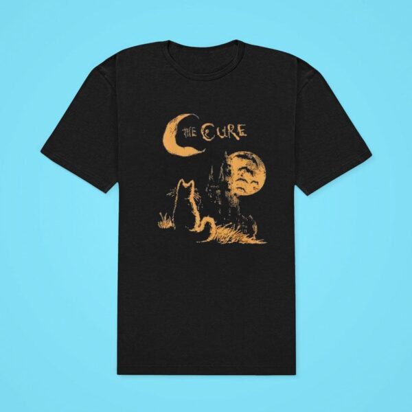 Cat Moon The Cure Cat Lover Classic Tshirt