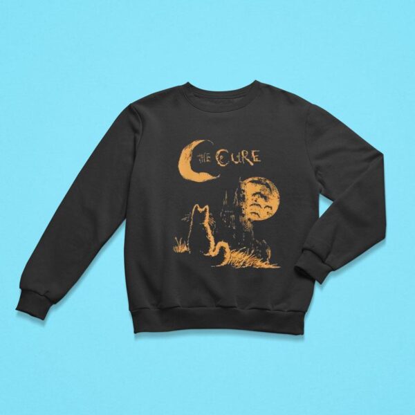 Cat Moon The Cure Cat Lover Sweatshirt