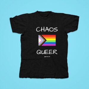 Chaos Queer Portia Noir Tshirt