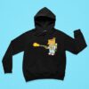 Chill Guy Flame Thrower Hoodie