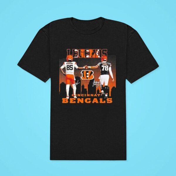 Cincinnati Bengals Legends Chad Johnson Anthony Munoz Legends Classic Tshirt