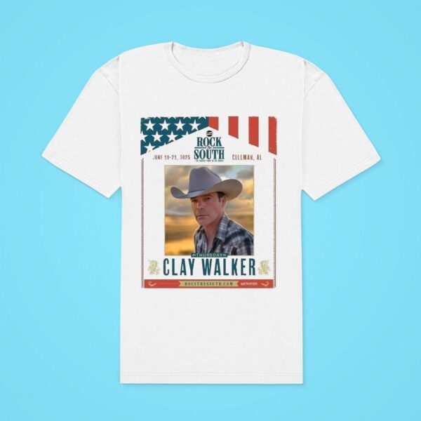 Clay Walker Rock The South Classic Tshirt