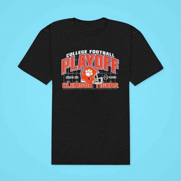 Clemson Tigers College Football Playoff Cfp Logo Classic Tshirt