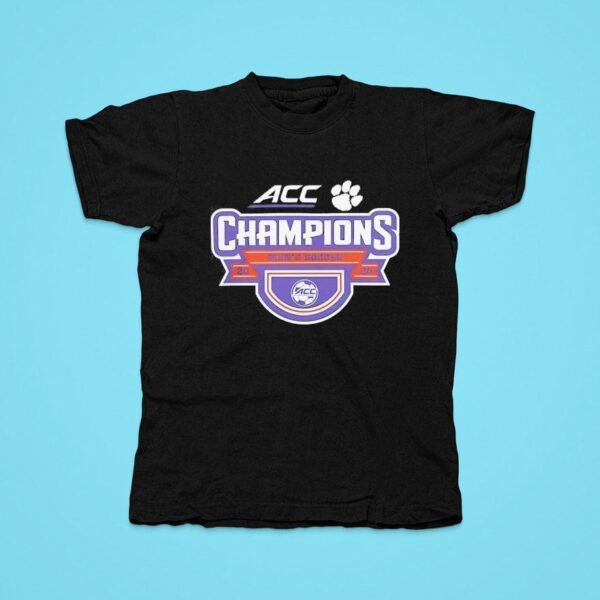 Clemson Tigers Ncaa Men S Soccer Acc Champions Tshirt