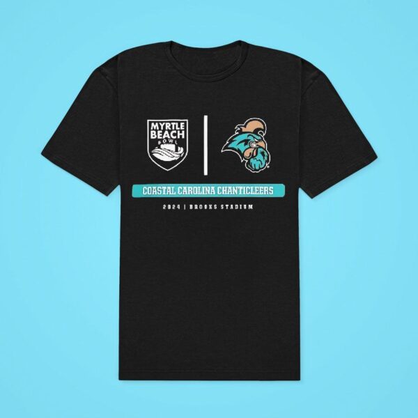 Coastal Carolina Chanticleers Myrtle Beach Bowl Champions Brooks Stadium Classic Tshirt