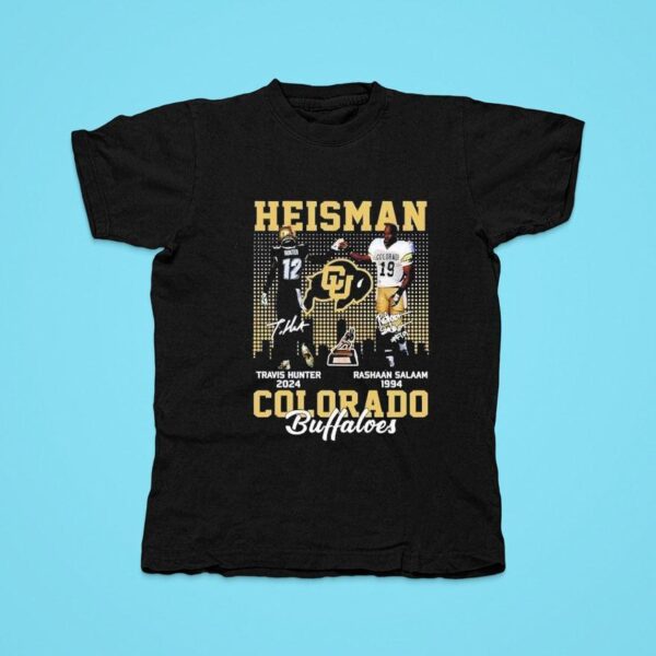 Colorado Buffaloes Heisman Travis Hunter Rashaan Salaam Tshirt