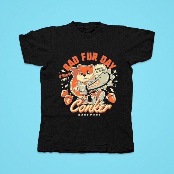 Conker Bad Fur Day Muther Buzzer Rareware Tshirt