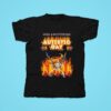 Cool And Mysterious Autistic Gay Skeleton Flames Tshirt