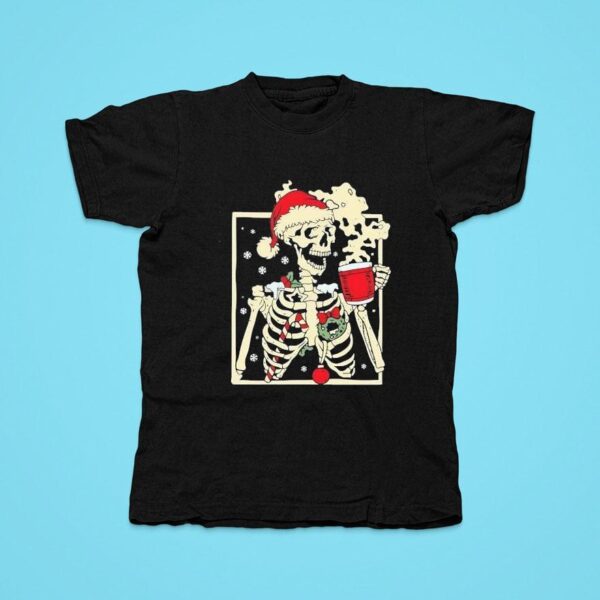 Dead Inside Skeleton Christmas Tshirt