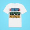 Deny Defend Depose Super Mario Luigi Classic Tshirt