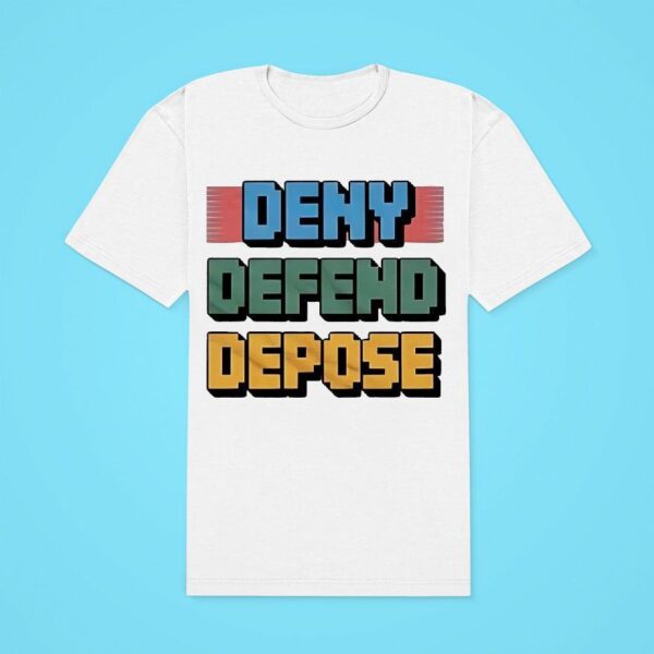 Deny Defend Depose Super Mario Luigi Classic Tshirt