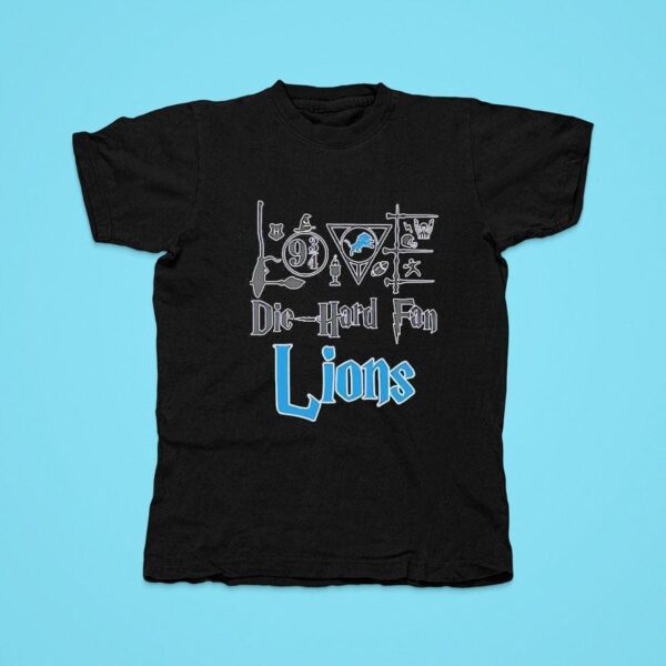 Detroit Lions Die Hard Fan Tshirt