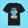 Detroit Lions In My Veins Jesus In My Heart Diamond Logo Classic Tshirt