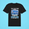 Detroit Lions This Is My Team Forever Go Lions Classic Tshirt